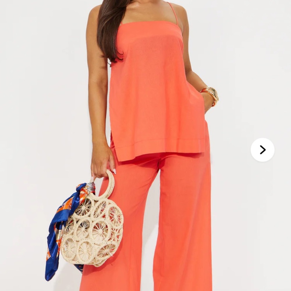 Wide Leg Pants & Tank Set